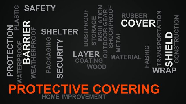 Protective Covering Word Cloud