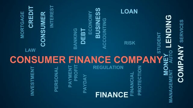 Consumer Finance Company Word Cloud