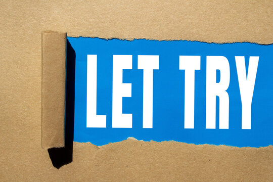 Let Try Concept for Action Effort and New Opportunities