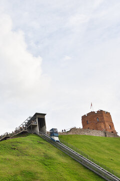 Gediminas Castle Tower in the Old Town of Vilnius, Lithuania