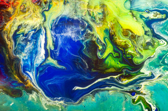 Colorful Abstract Paint Explosion Background