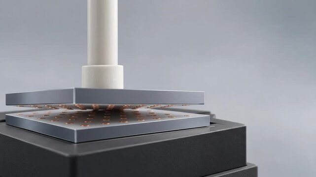 Silicon dies aligning for planar hybrid bonding
