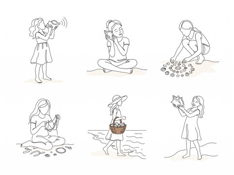 Minimal Communication Line Icons