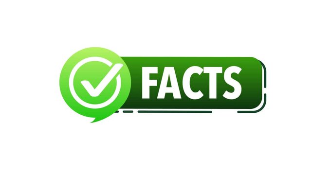 Animated myths and facts button banners