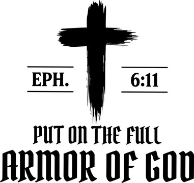 Put On The Full Armor of God Eph 6:11 SVG