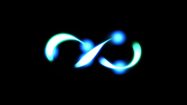 Abstract Glass Infinity Loop Motion Seamless Motion Loop 4K
