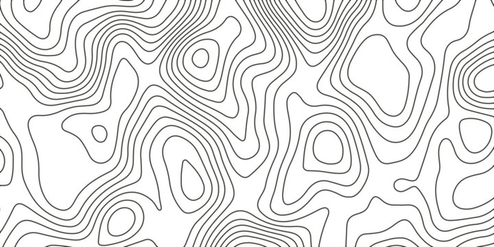 White abstract wave paper spiral area world topography map curved reliefs design.	
