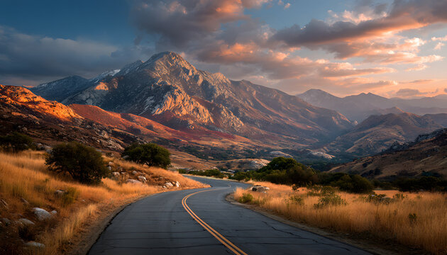 Looking ahead to "2026": A road to future vision. The image features an arrow pointing the road towards 2026 with a beautiful sky and mountains in background.