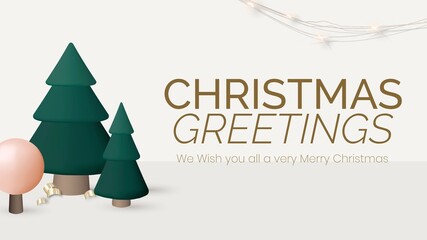 Christmas greetings blog banner template © Rawpixel.com