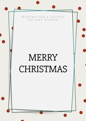 Christmas greetings invitation card template © Rawpixel.com