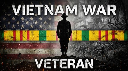 Fototapeta premium Honoring the brave men and women who served during the vietnam war remembering their sacrifice and expressing gratitude for their dedication to
