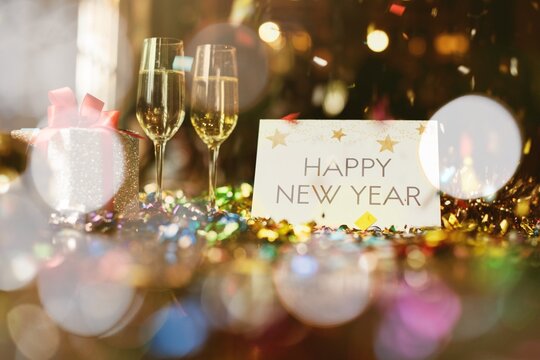 Happy New Year celebration party