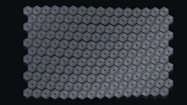 Geometric tile pattern grid with recessed circular holes minimalist industrial