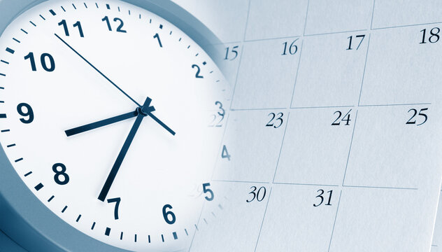 Clock and calendar