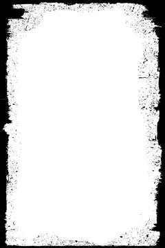 Glitch distorted grungy isolated layers . Design element for brochure, social media, posters, flyers. Overlay texture.Textured banner with Distress effect .Vector halftone dots . Screen print texture