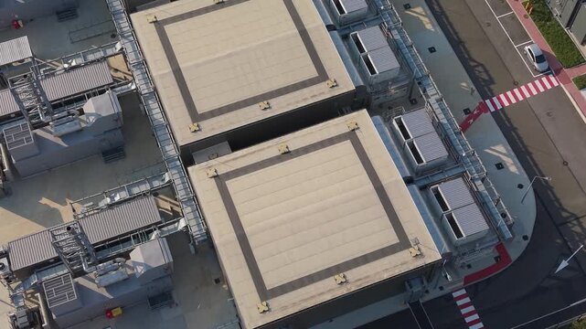 Aerial View Data Center Campus in Italy