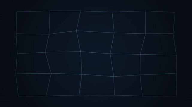 Modern minimalist abstract geometric design with gradient colors