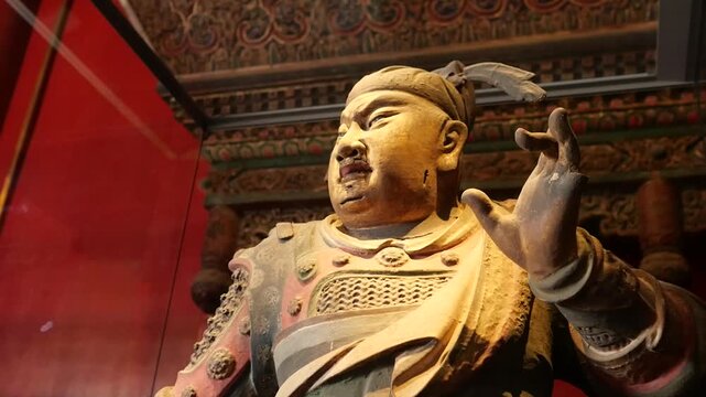 Ancient Guardian Statue in the Forbidden City, Beijing, China