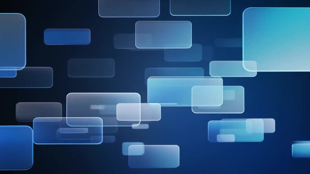 Elegant SaaS-inspired motion background featuring floating interface elements, glassmorphism design, and modern cloud software aesthetics.