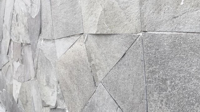 Natural stone wall texture surface with rough blocks