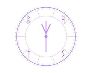 Alchemical mercury cross and circle symbol. Isolated transparent PNG overlay. © Animated