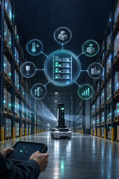 Autonomous Inventory Network Linking Stock, Sensors and Records