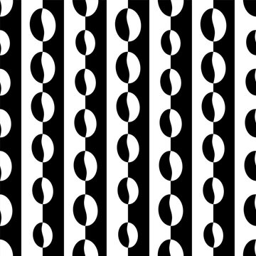Coffee seamless pattern. Repeating bean. Repeated beans background suitable for coffee packaging, branding, labels, wrapping paper, print, embossing and debossing applications. Vector illustration