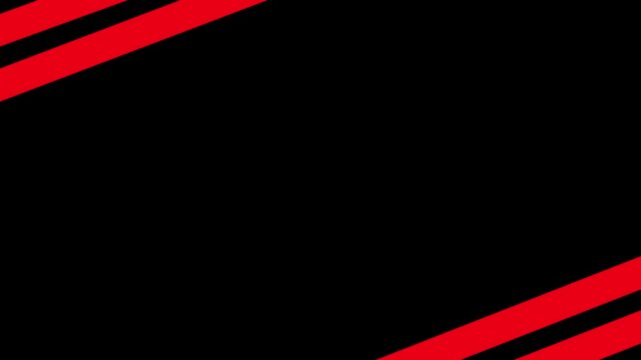 Red diagonal stripes wipe transition