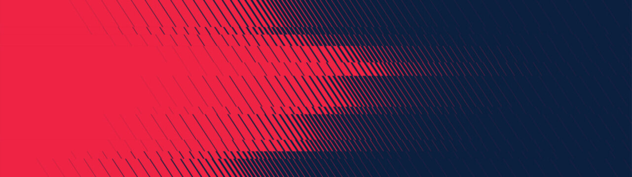 Dynamic racing backdrop, red abstract halftone transition of striped motion rays, Dark striped speed lines and sharp digital artifacts, Bold cyberpunk gaming gradient pattern for sport banner