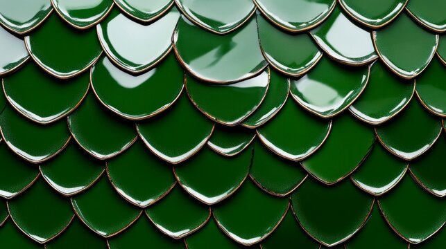 Green scale pattern texture background