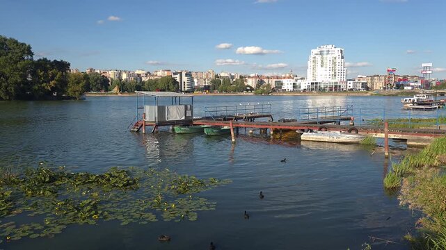 View of the and the city of Khmelnytskyi