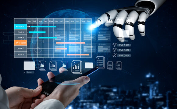 AI automating project tracking, scheduling, and performance visualization to improve workflow efficiency and collaboration in real time Parse
