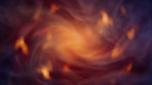 Abstract swirling vortex of cosmic energy and light.