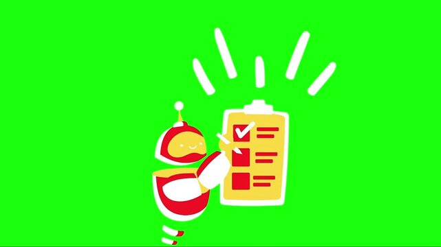 Checklist with Tick Mark and Orange Fruit Illustration. Simple Design for Task Management, to-Do Lists, and Productivity Concepts.