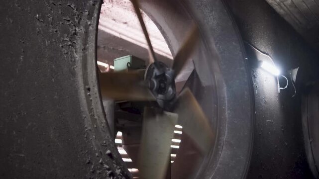 Industrial machinery and reinforced steel rebar framework in manufacturing factory making pulp egg tray molds