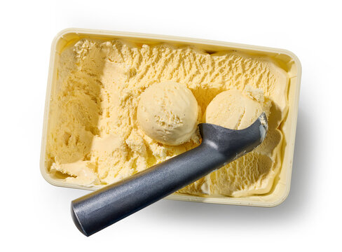 vanilla and burbon ice cream box