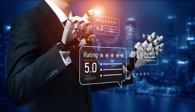AI enhances customer review and rating system by analyzing review, rating, and customer feedback for deeper trust insights Vouch