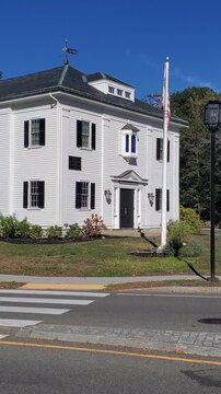 Historic First Public Normal School Building in Lexington Massachusetts