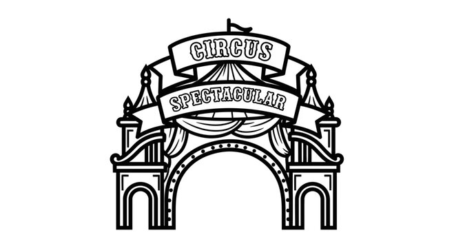 Circus Spectacular Entrance Archway