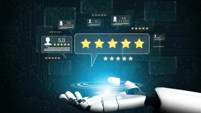 AI enhances customer review and rating system by analyzing review, rating, and customer feedback for deeper trust insights Marrow