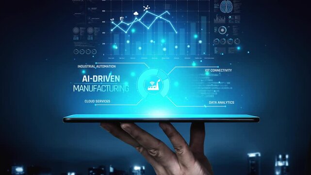 AI-driven manufacturing boosts industrial automation through IoT, cloud, and data analytics. Manufacturing process and factory output are optimized with smart feedback and AI. Marrow