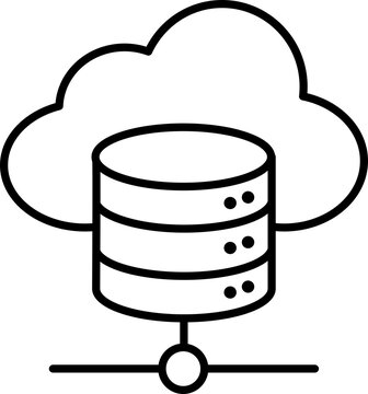 cloud-database-server-storage-computing-network-vector-icon