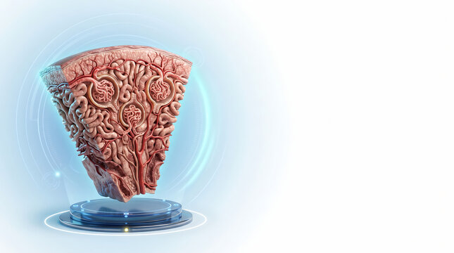 Human Renal Cortex and Kidney Microscopic Anatomy
