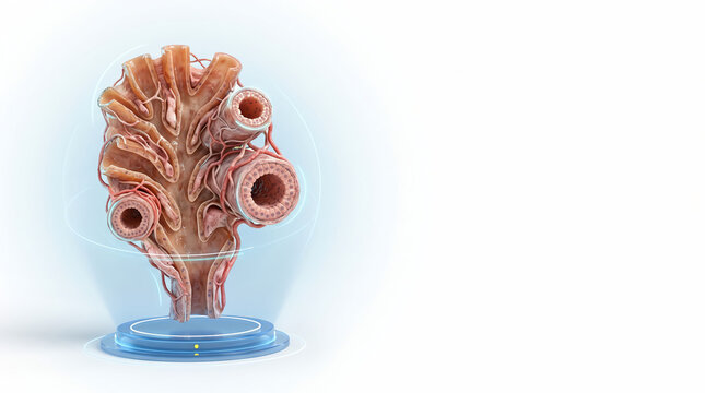 Human Kidney Collecting Duct and Renal Tubule Anatomy