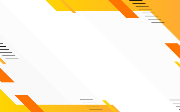 Modern Abstract Geometric Background with Dynamic Yellow and Orange Diagonal Shapes