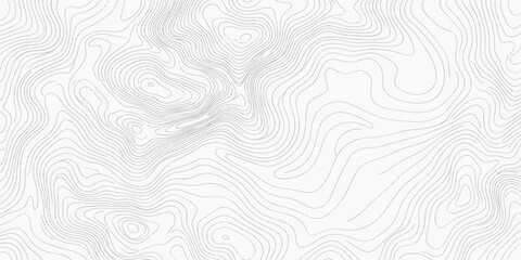 Fototapeta premium Topographic map contour lines seamless pattern background design with elevation map geographic map topography elevation
