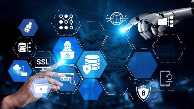 Data privacy and cyber security icons show encryption, data privacy safeguards, and cyber security defense. Data privacy ensures cyber security protection and access control. Funnel