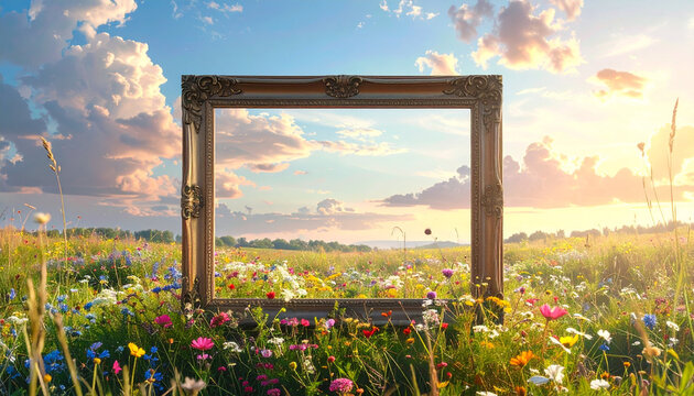 Picture frame landscape