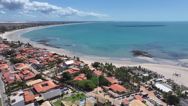 Coqueiro Beach At Luis Correia In Piaui Brazil. Beach Landscape. Nature Seascape. Travel Destination. Coqueiro Beach At Luis Correia In Piaui Brazil. Turquoise Water.