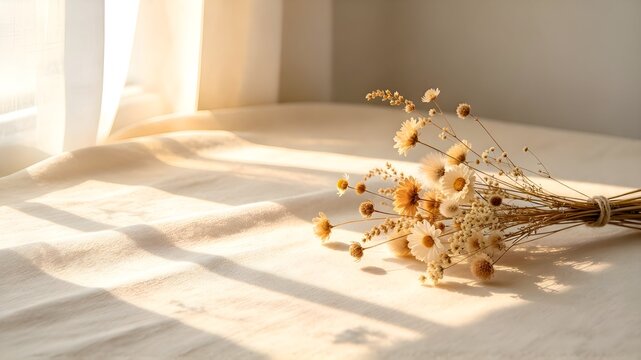 Dried Flower Window Background